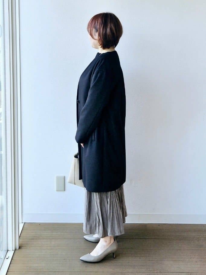 やじまさんの「UNTITLED｜【洗える】モックネックミラノリブニット」を使ったコーディネート