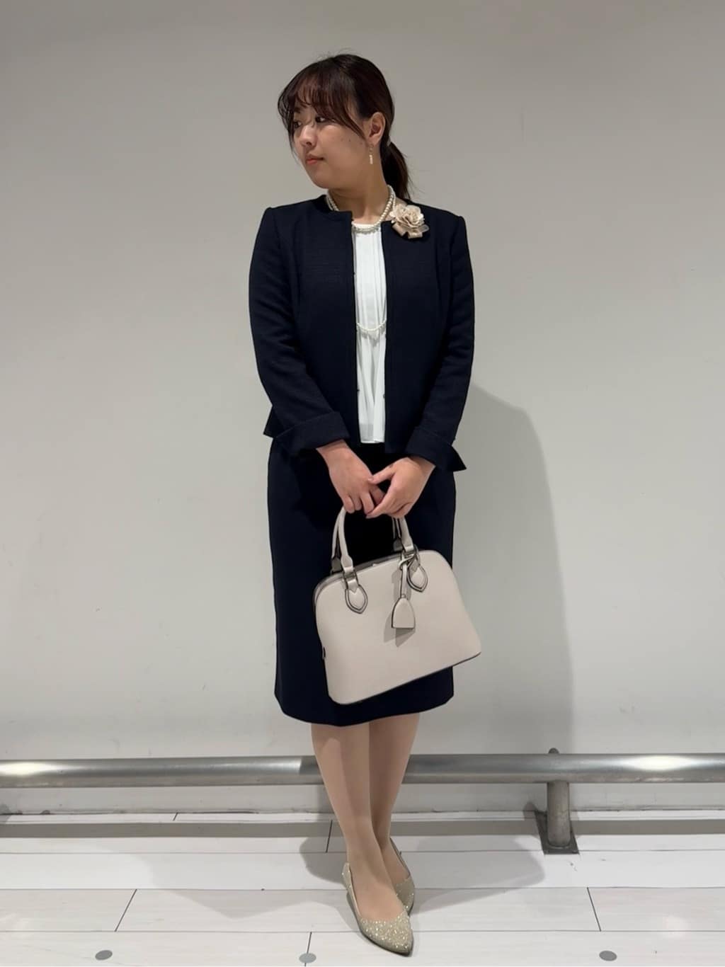 Azusaさんの「Reflect｜【SS-4Lサイズ】ピンタック&times;スカラレースブラウス」を使ったコーディネート
