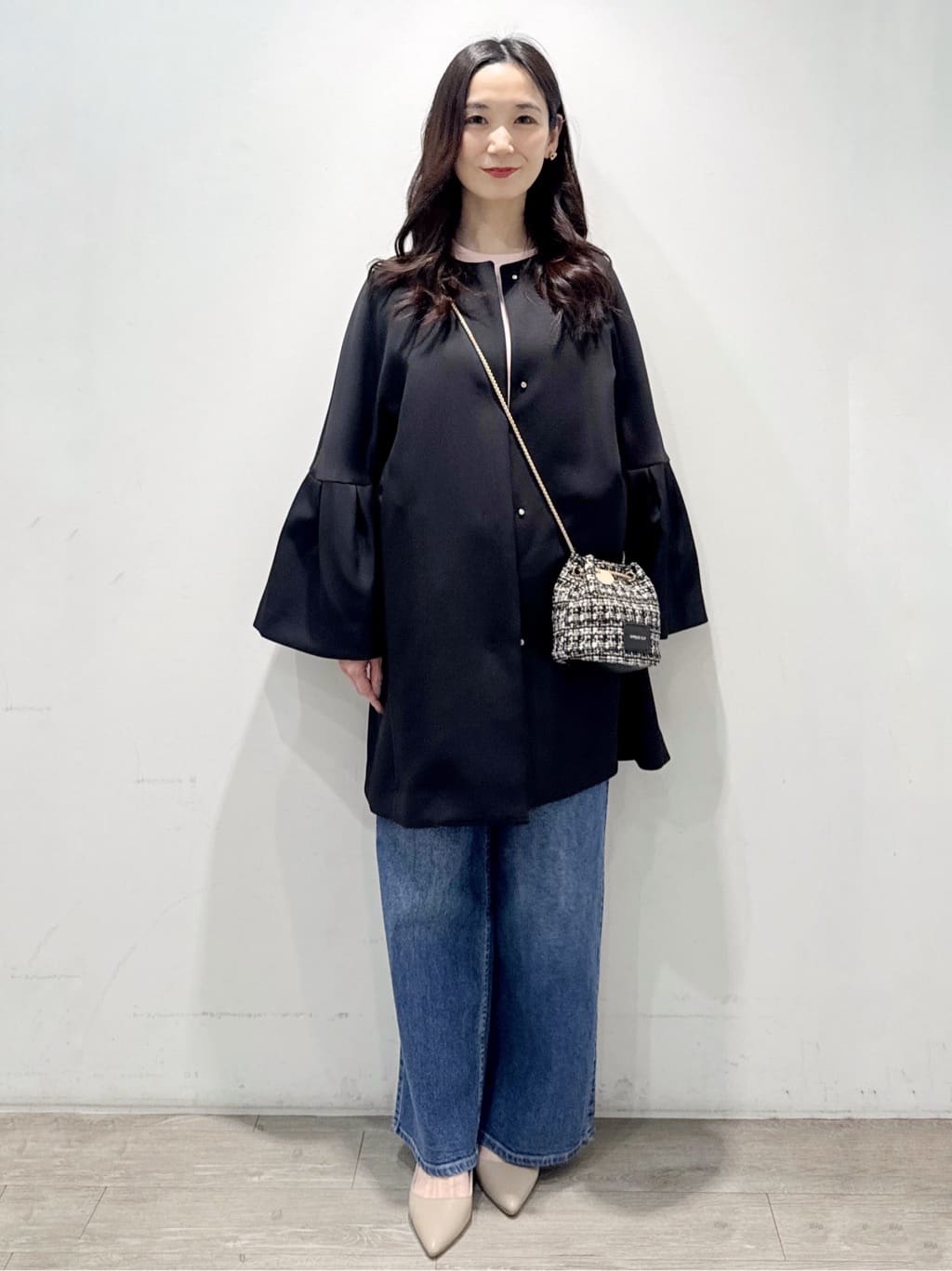 yuicciさんの「OPAQUE.CLIP｜スウェットライクニット【洗濯機OK】」を使ったコーディネート