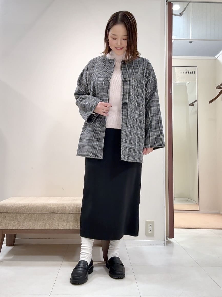 YUIさんの「UNTITLED｜【ミディ丈/軽やか】セミラグランリバー コート」を使ったコーディネート