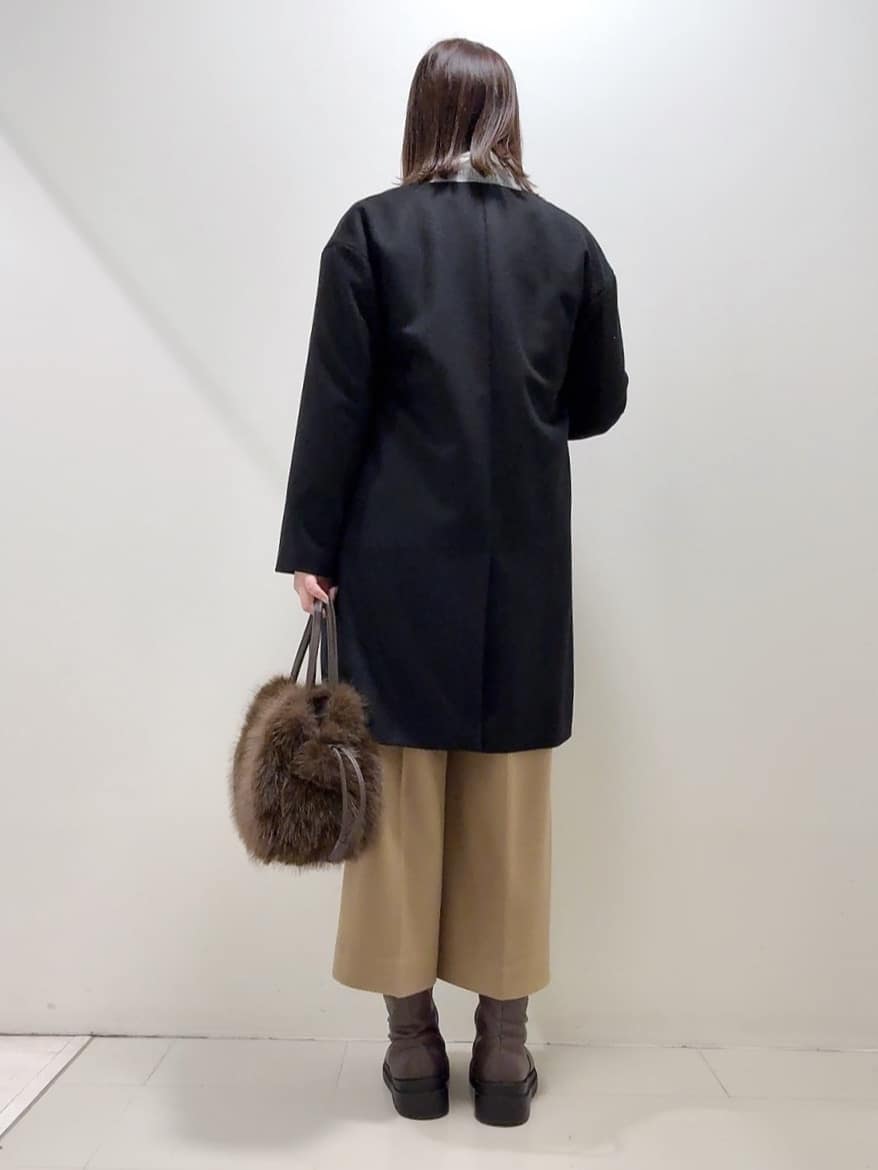 YUIさんの「UNTITLED｜【重ね着もおすすめ/洗える】ウールカシミヤ クルーネックニット」を使ったコーディネート