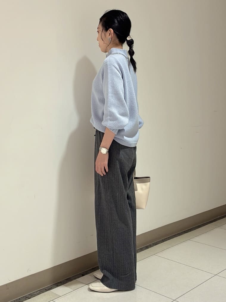 環さんの「UNTITLED｜【洗える】スポンディッシュ ボトルネックニット」を使ったコーディネート