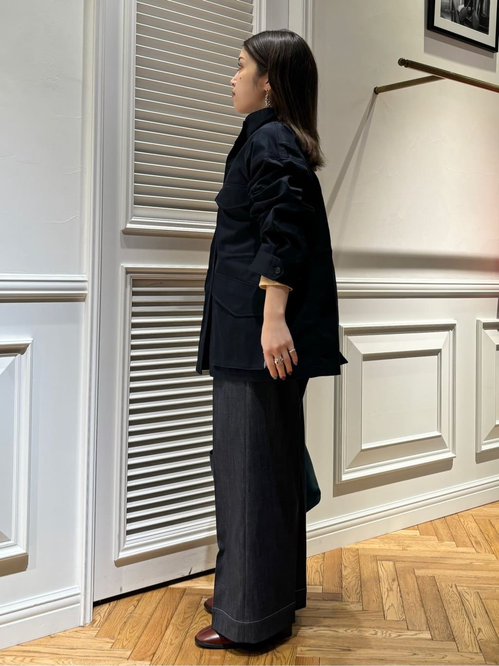 Mgmさんの「DRESSTERIOR｜【ウォッシャブル】コンパクトコットンミリタリーブルゾン」を使ったコーディネート