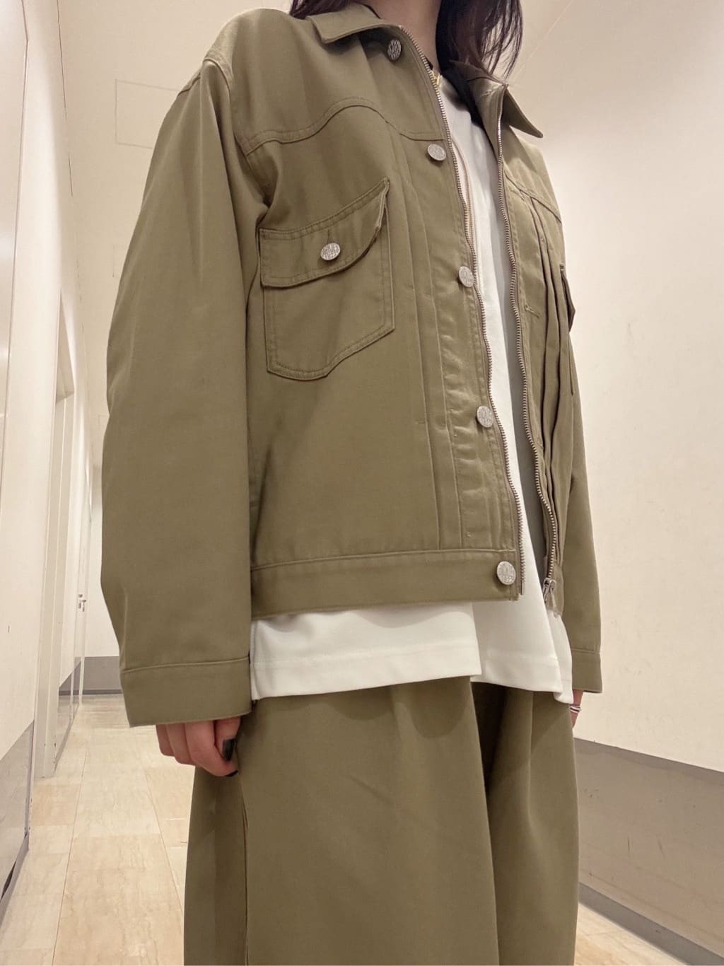 Renaさんの「tk.TAKEO KIKUCHI｜【別注】Dickiesワークジャケット」を使ったコーディネート