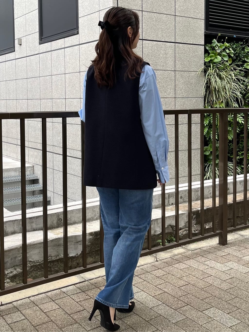 Saekoさんの「UNTITLED｜【オンオフ使える】スラブツイード ジレ」を使ったコーディネート
