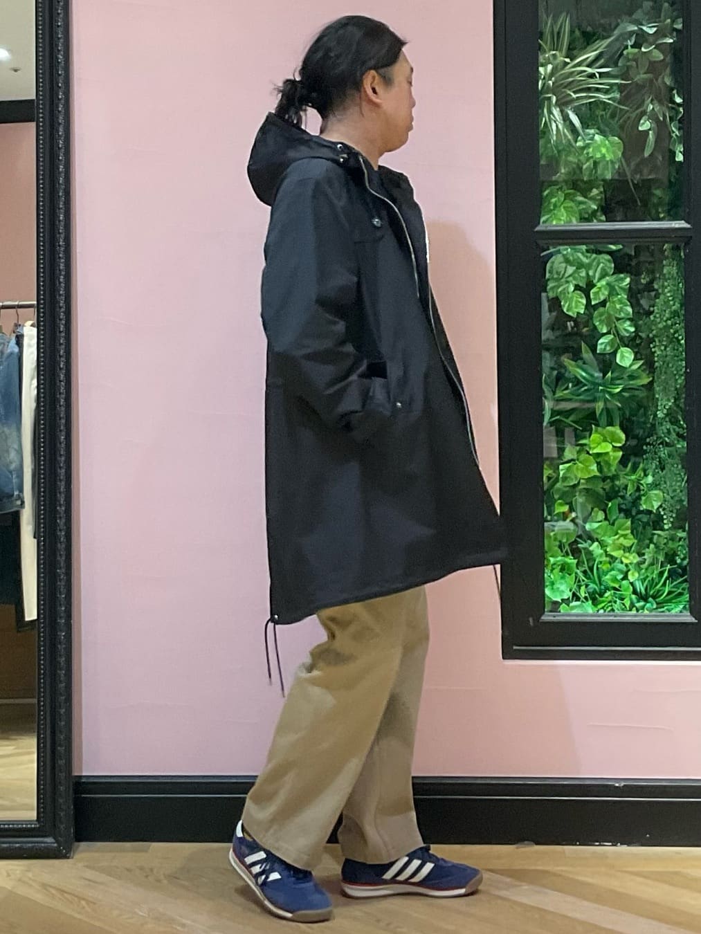 Nagaseさんの「DRESSTERIOR｜【撥水素材】レインプルーフ フーデッドコート」を使ったコーディネート
