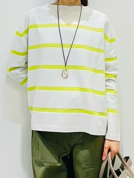 Miwaさんの「UNTITLED｜◆【ゆったり/洗える】クロップドニットプルオーバー」を使ったコーディネート