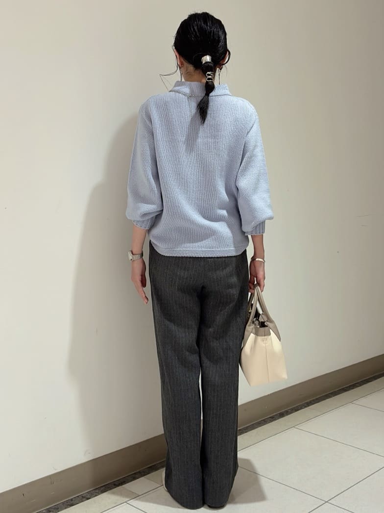環さんの「UNTITLED｜【洗える】スポンディッシュ ボトルネックニット」を使ったコーディネート