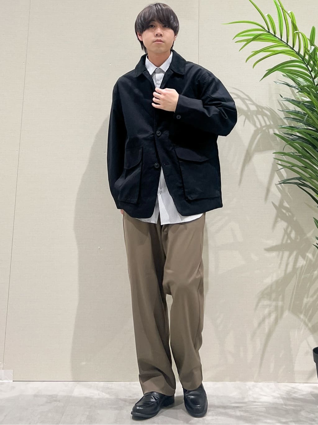 SHI-MAさんの「THE SHOP TK｜デッキブルゾン 【手洗い可/リラックスシルエット】」を使ったコーディネート