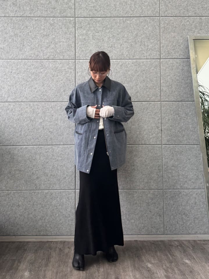 designer yukaさんの「CODE A｜pigment denim coverall」を使ったコーディネート