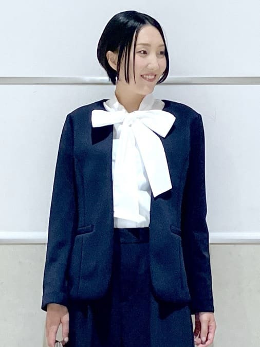 eriko さんの「Dessin｜【入卒/セレモニー】ボウタイリボンブラウス」を使ったコーディネート