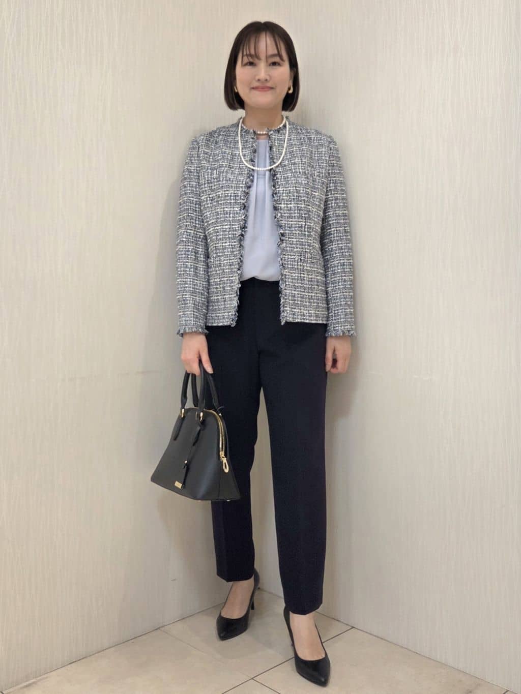 naokoさんの「UNTITLED｜【仕事着/スーツ】ファンシーツイード ジャケット」を使ったコーディネート