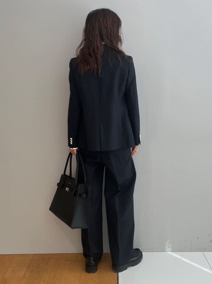 misaさんの「DRESSTERIOR｜【セットアップ可】リネンブレンドダブルブレストジャケット」を使ったコーディネート