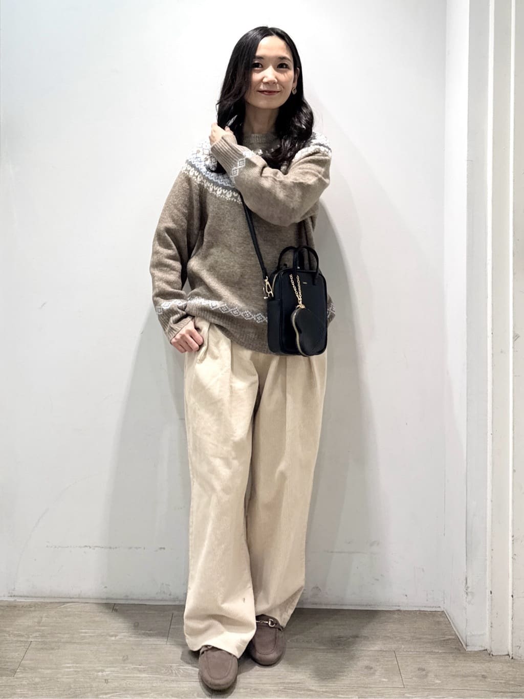 yuicciさんの「OPAQUE.CLIP｜ノルディック調ニット【洗濯機OK】」を使ったコーディネート