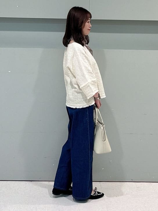 makiさんの「UNTITLED｜【定番人気/はっ水/洗える】タスランショートトレンチコート」を使ったコーディネート
