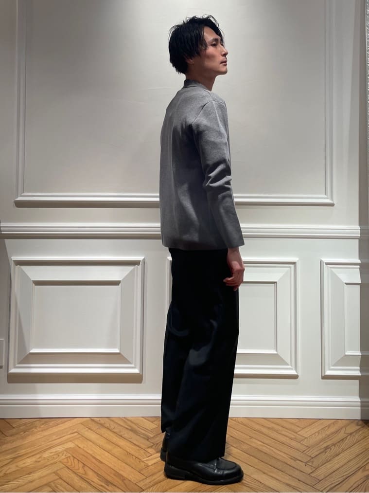 橋本さんの「DRESSTERIOR｜【ウォッシャブル】スプリング ニットジャケット」を使ったコーディネート