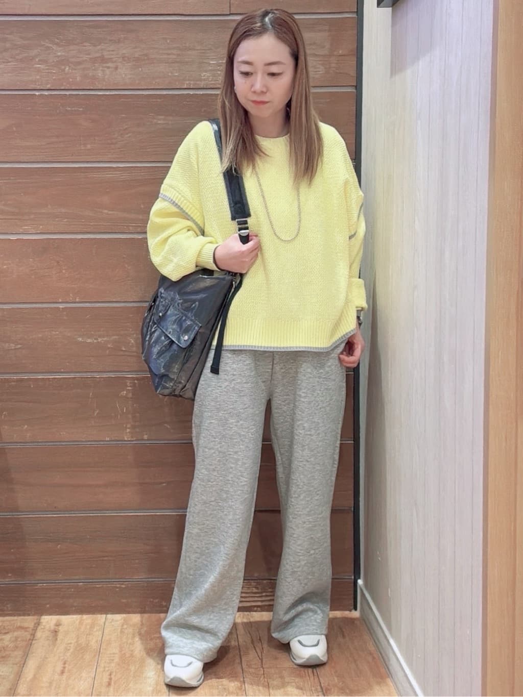 なみぞうさんの「SHOO･LA･RUE｜【S-LL】軽くてふんわりあたたかい スライバージャケット」を使ったコーディネート