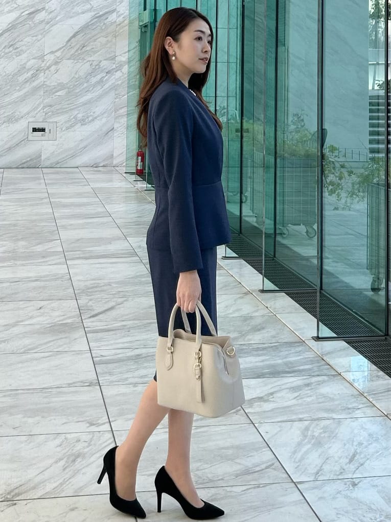 hayaseさんの「COUP DE CHANCE｜【手洗い可／日本製／スーツ可】美シルエット カラーレスジャケット」を使ったコーディネート