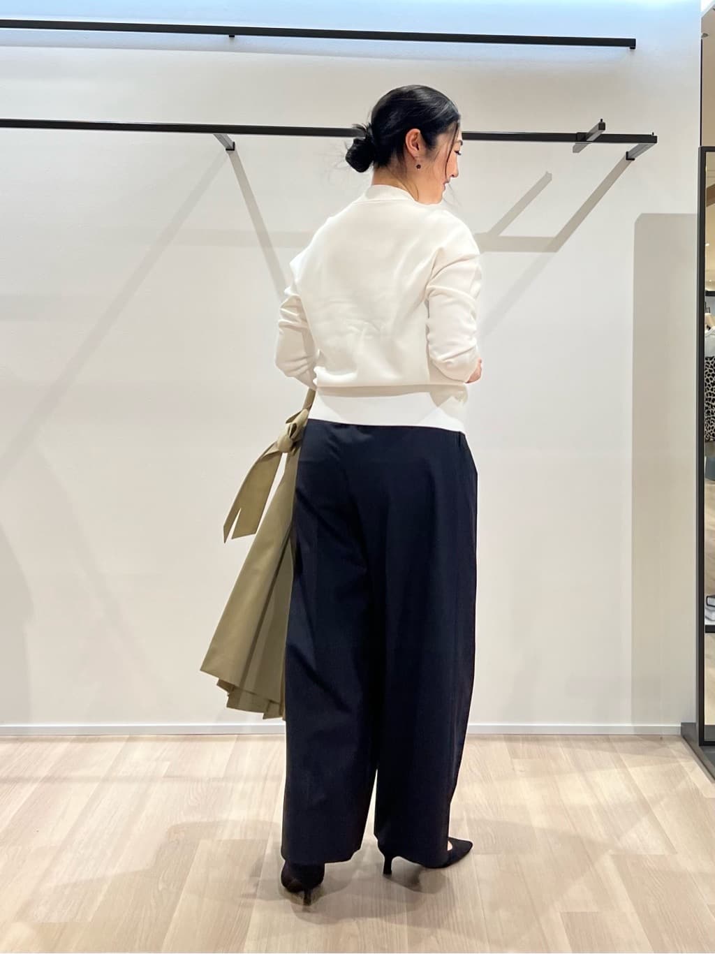 TOMOMIさんの「UNTITLED｜◆【はっ水/洗える】タスランステンカラーコート」を使ったコーディネート