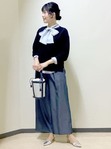  beni_gingerさんの「Reflect｜【パンツ合わせにぴったり◎】ゆったりオフボディニット」を使ったコーディネート