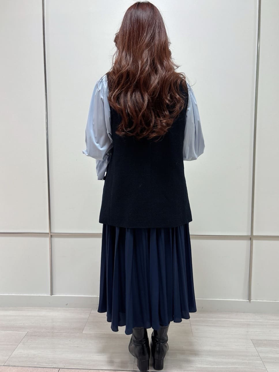 R.Kさんの「UNTITLED｜◆【セレモニー/華やか】2WAYボウタイブラウス」を使ったコーディネート