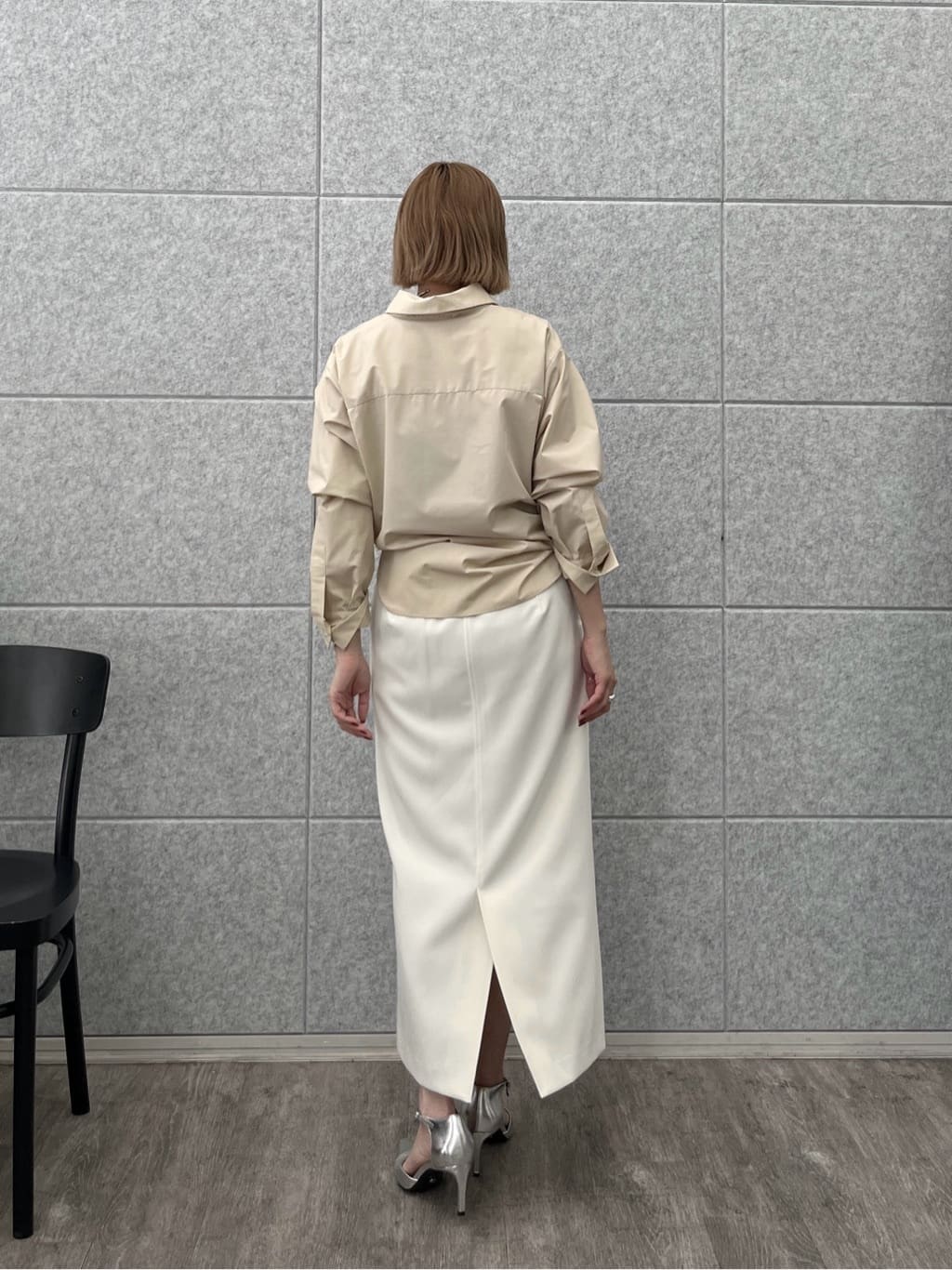 Harukaさんの「INDIVI｜Timeless｜ビッグポケットフォルムシャツ【接触冷感】」を使ったコーディネート