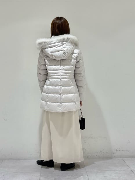 kyokaさんの「UNTITLED｜【はっ水機能/フード取り外し可】ミディダウンコート」を使ったコーディネート