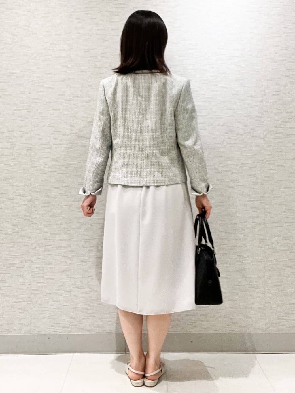 marikoさんの「Reflect｜【SS-4Lサイズ／付属リボン】スリーブデザインジョーゼットワンピース」を使ったコーディネート