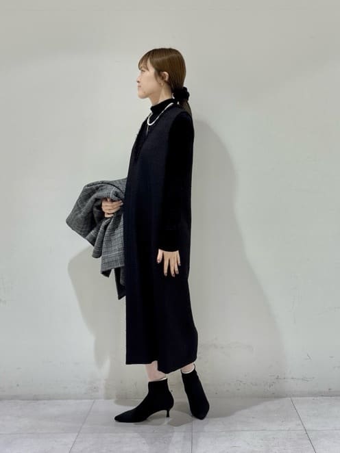 kyokaさんの「UNTITLED｜【Made In Japan】ガラスパールレイヤードネックレス」を使ったコーディネート