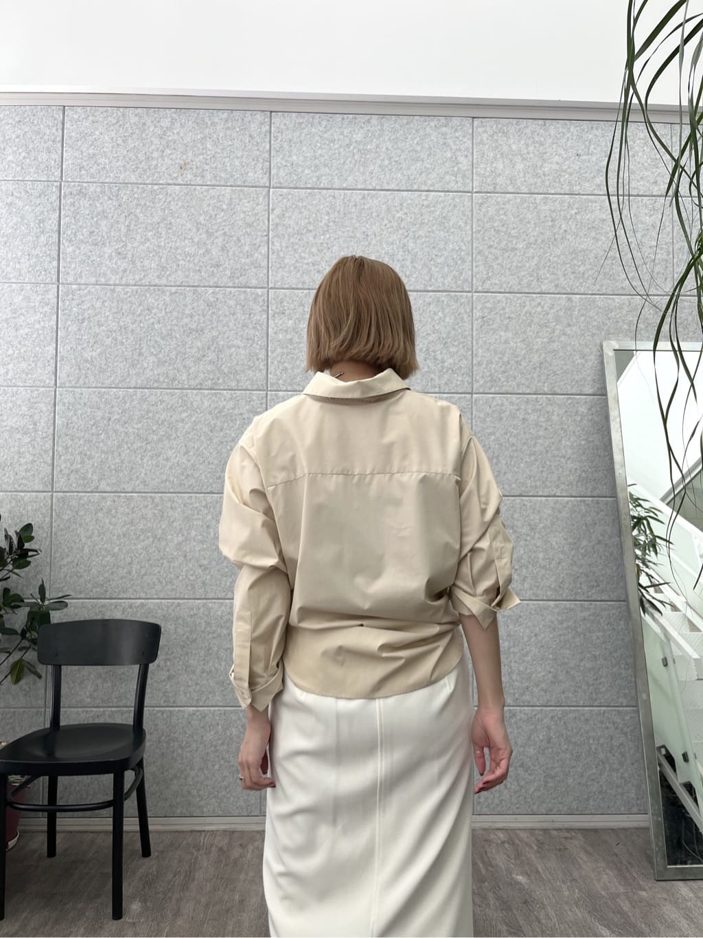 Harukaさんの「INDIVI｜Timeless｜ビッグポケットフォルムシャツ【接触冷感】」を使ったコーディネート