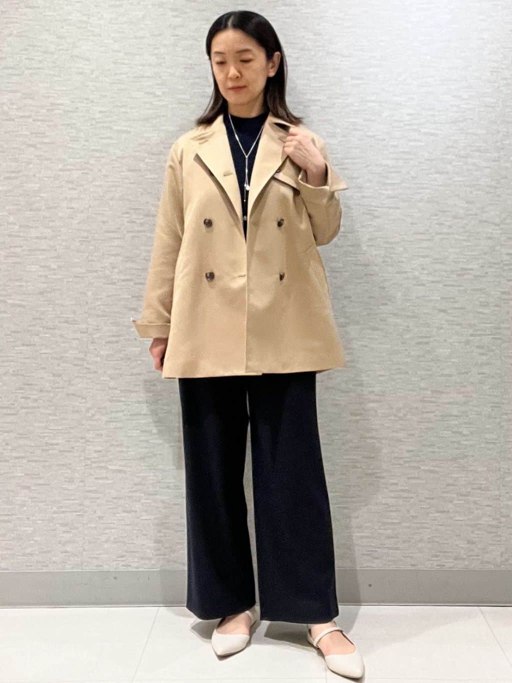 marikoさんの「Reflect｜【オン・オフ着回しやすい◎】ダブルブレストジャケット」を使ったコーディネート