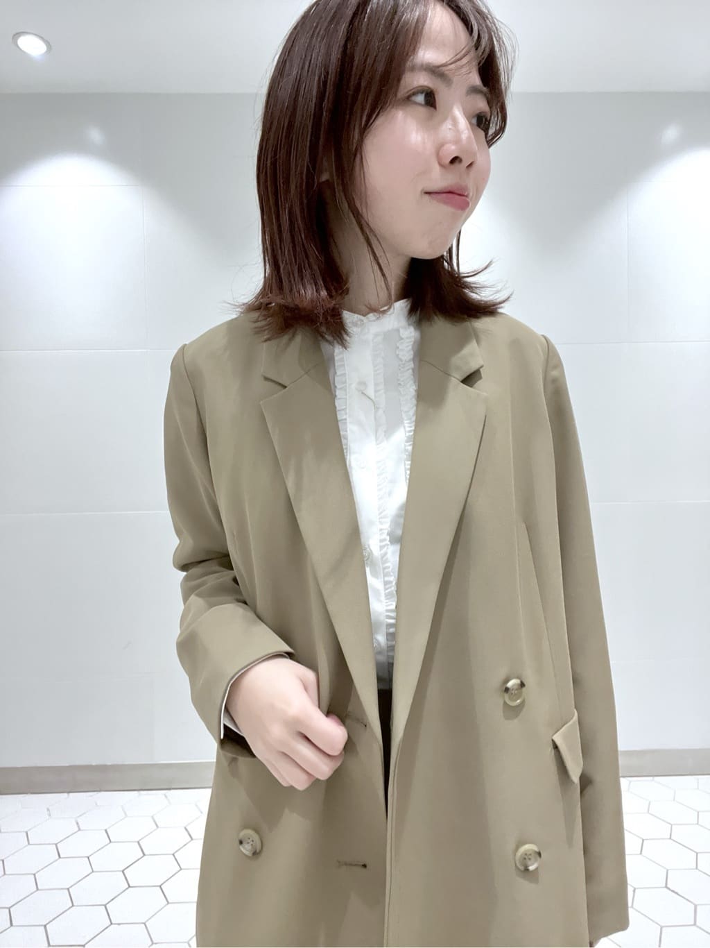 Makinoさんの「Dessin｜【入卒/セレモニー/お仕事/セットアップ可能】ダブルジャケット」を使ったコーディネート