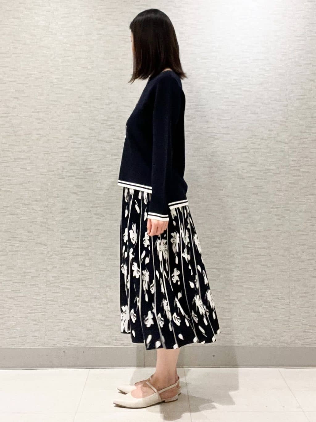 marikoさんの「Reflect｜【セットアップ可】ダブルジャカードニットプルオーバー」を使ったコーディネート