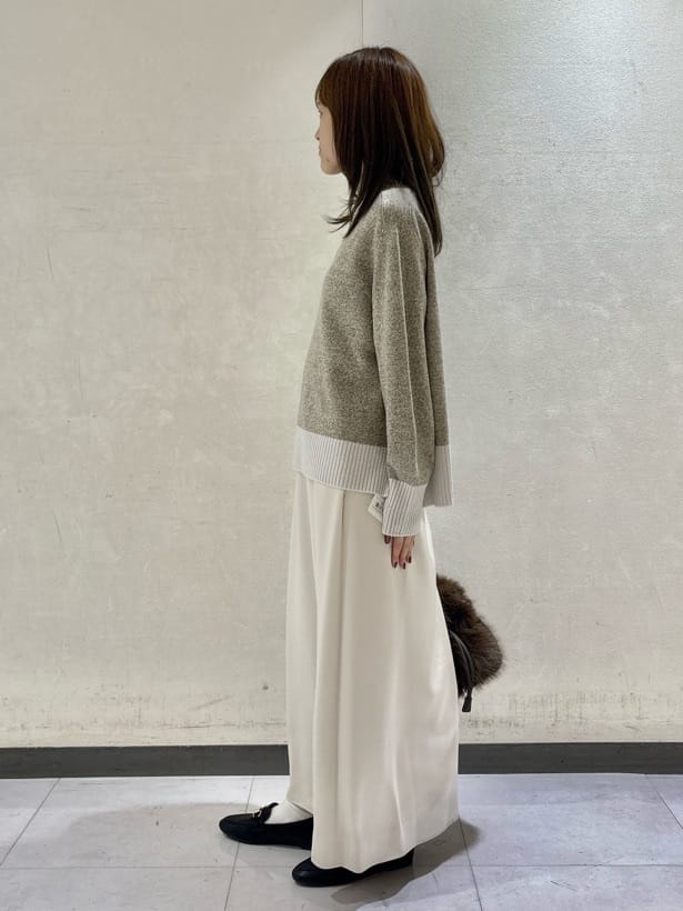 kyokaさんの「UNTITLED｜【8色展開/洗える】ウールカシミヤ ハイネックニット」を使ったコーディネート