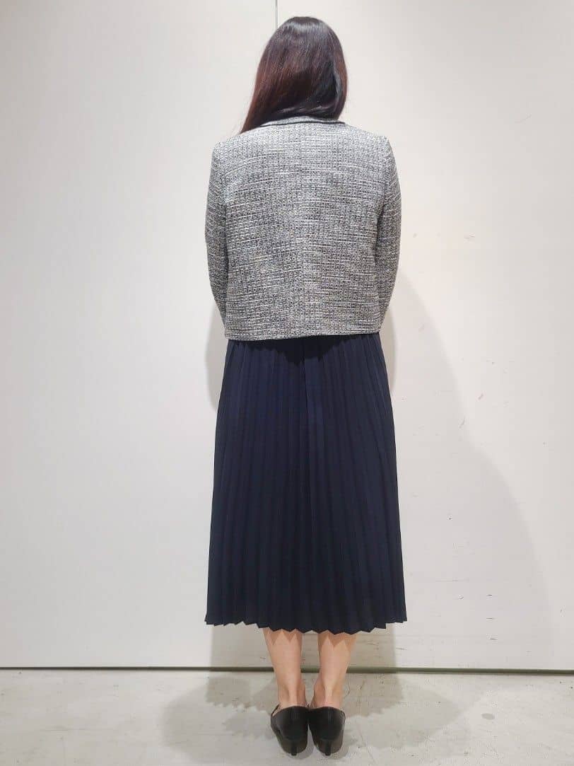 hmさんの「OPAQUE.CLIP｜《通勤対応》 コットンツイードジャケット」を使ったコーディネート