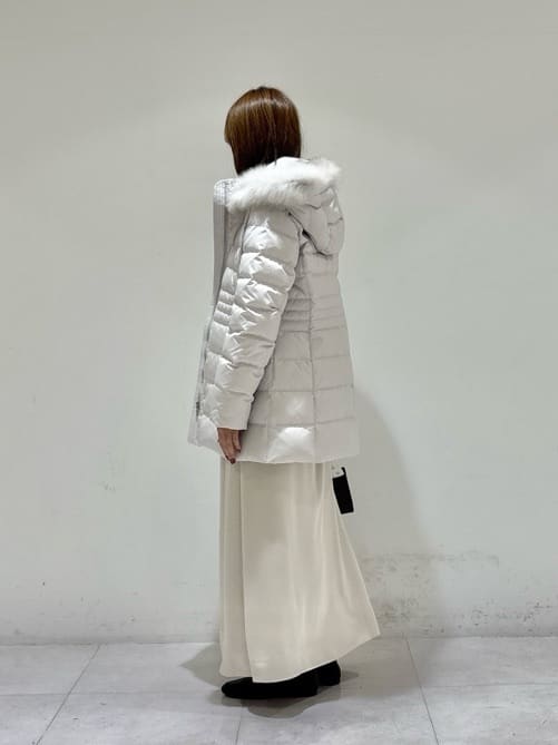 kyokaさんの「UNTITLED｜【はっ水機能/フード取り外し可】ミディダウンコート」を使ったコーディネート