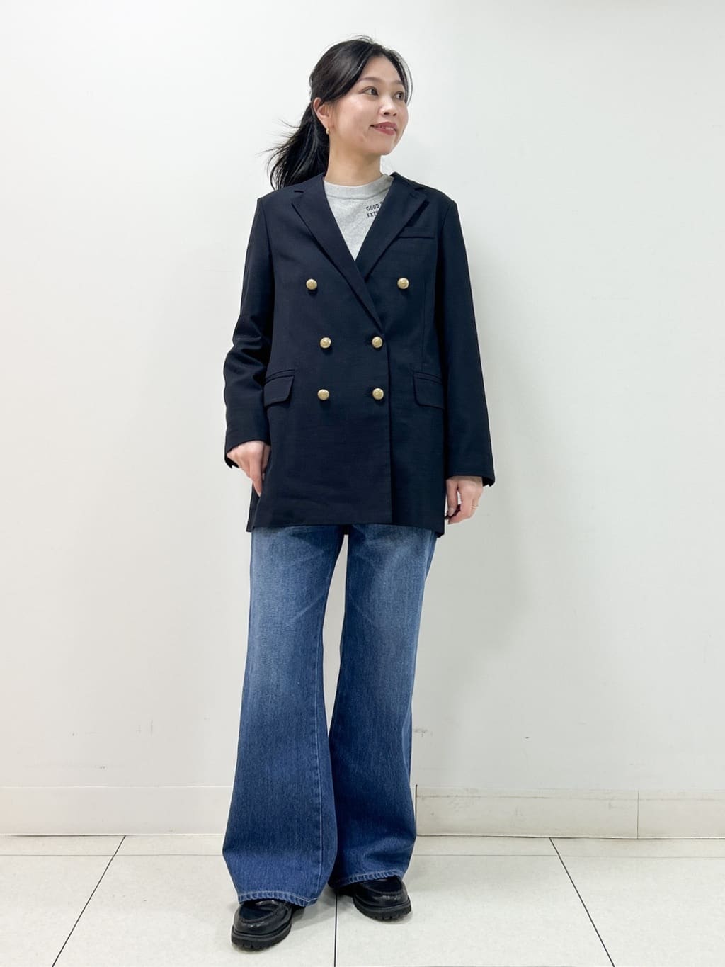 Kaiさんの「Dessin｜ダブルジャケット」を使ったコーディネート