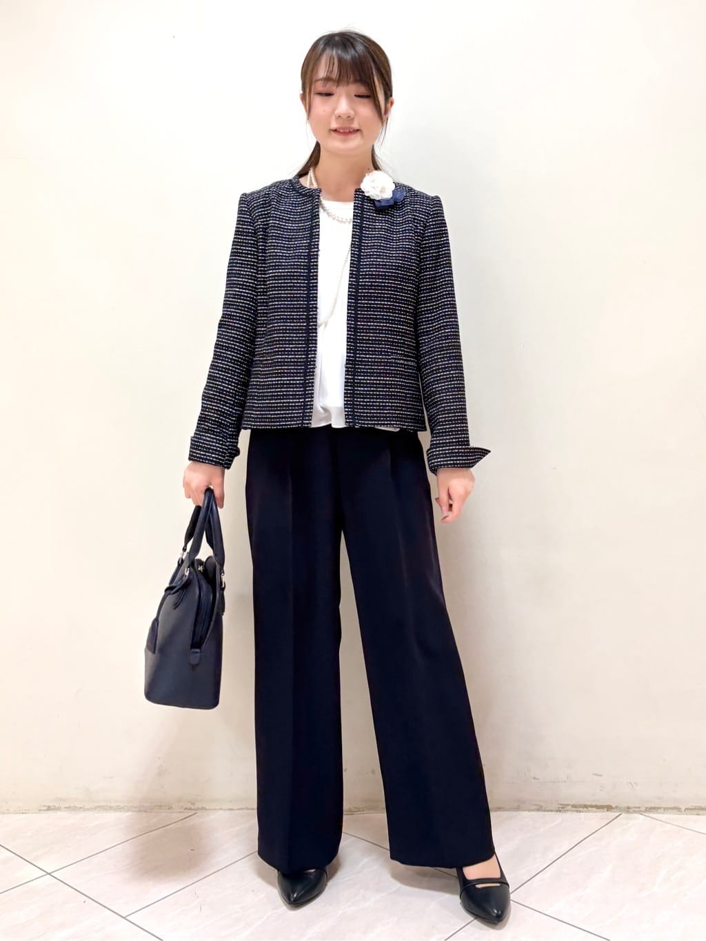 mikiさんの「Reflect｜【SS-4Lサイズ】ピンタック&times;スカラレースブラウス」を使ったコーディネート