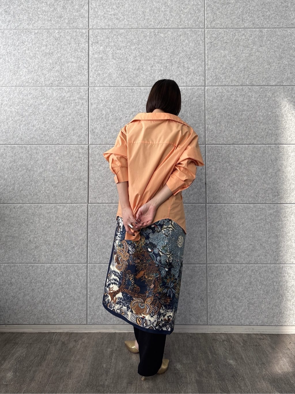 ayanoさんの「INDIVI｜Timeless｜ビッグポケットフォルムシャツ【接触冷感】」を使ったコーディネート
