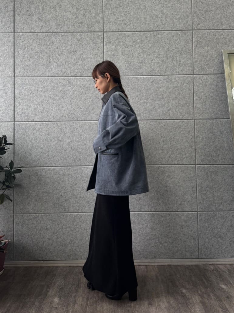 designer yukaさんの「CODE A｜pigment denim coverall」を使ったコーディネート
