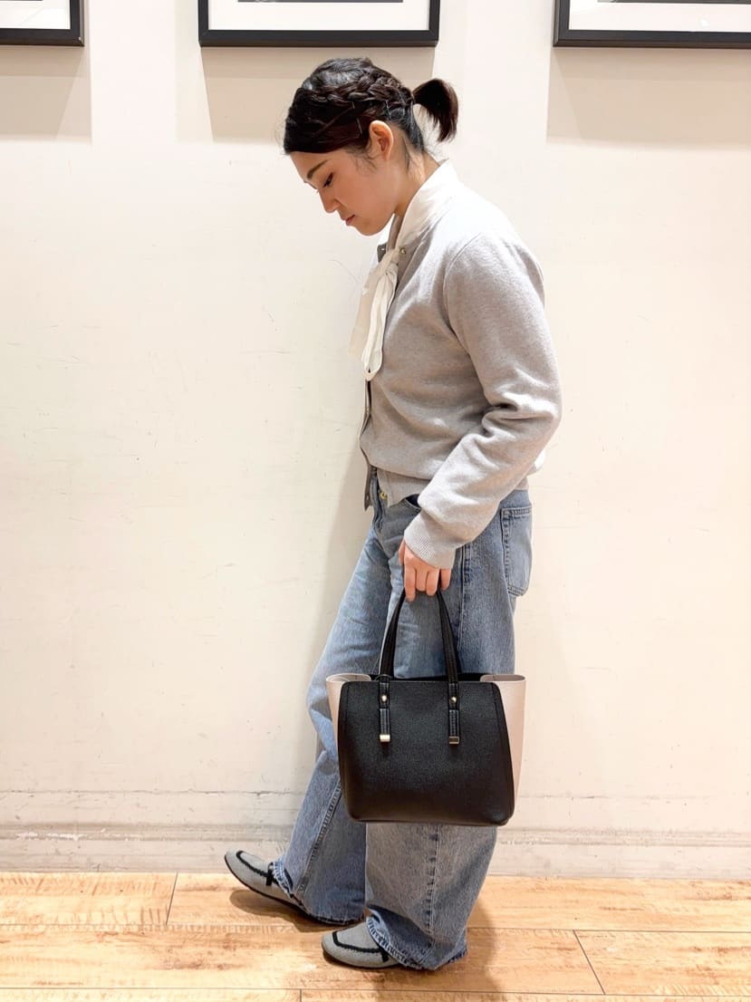 かふぇもか。さんの「SHOO･LA･RUE｜【洗える】ニットローファー」を使ったコーディネート