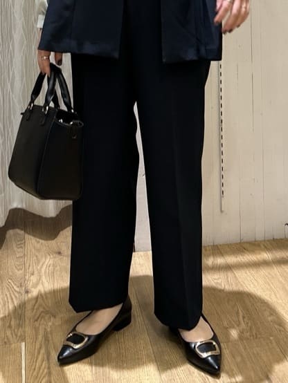ga_riさんの「THE SHOP TK｜【通勤・きちんと見えに】ダブルクロス ペプラムジレ/セットアップ可」を使ったコーディネート