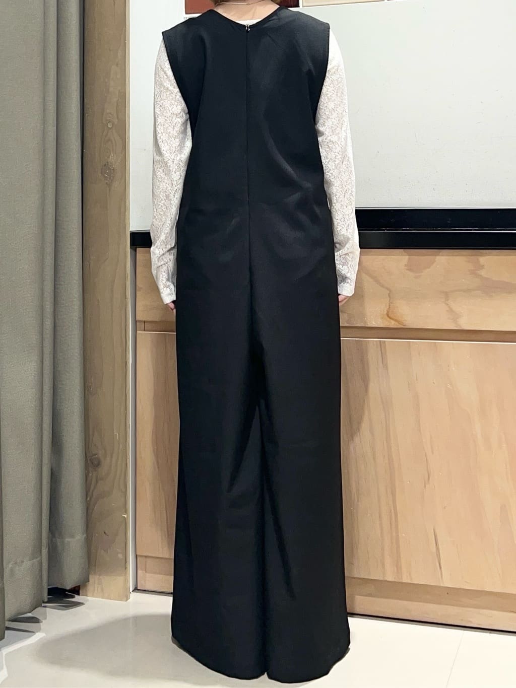 かのさんの「THE SHOP TK｜【通勤スタイルに】ダブルクロス ノーカラージャケット/セットアップ可」を使ったコーディネート