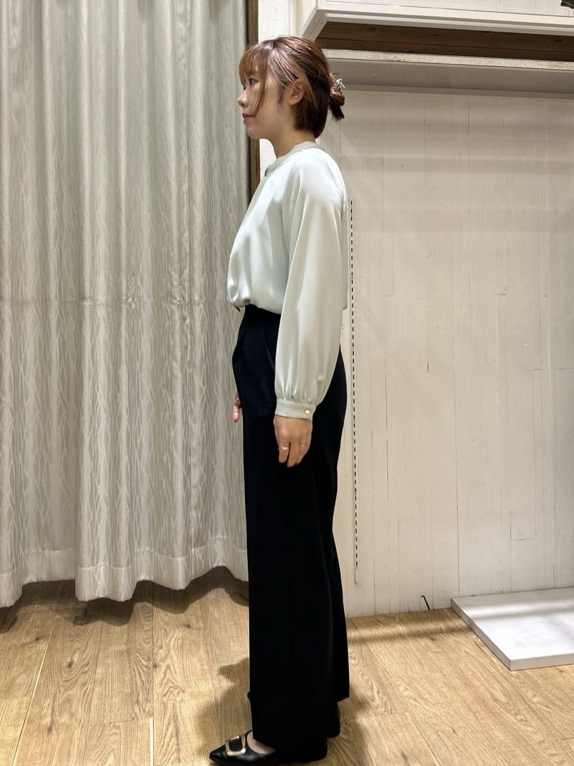 ga_riさんの「THE SHOP TK｜【通勤・きちんと見えに】ダブルクロス ペプラムジレ/セットアップ可」を使ったコーディネート