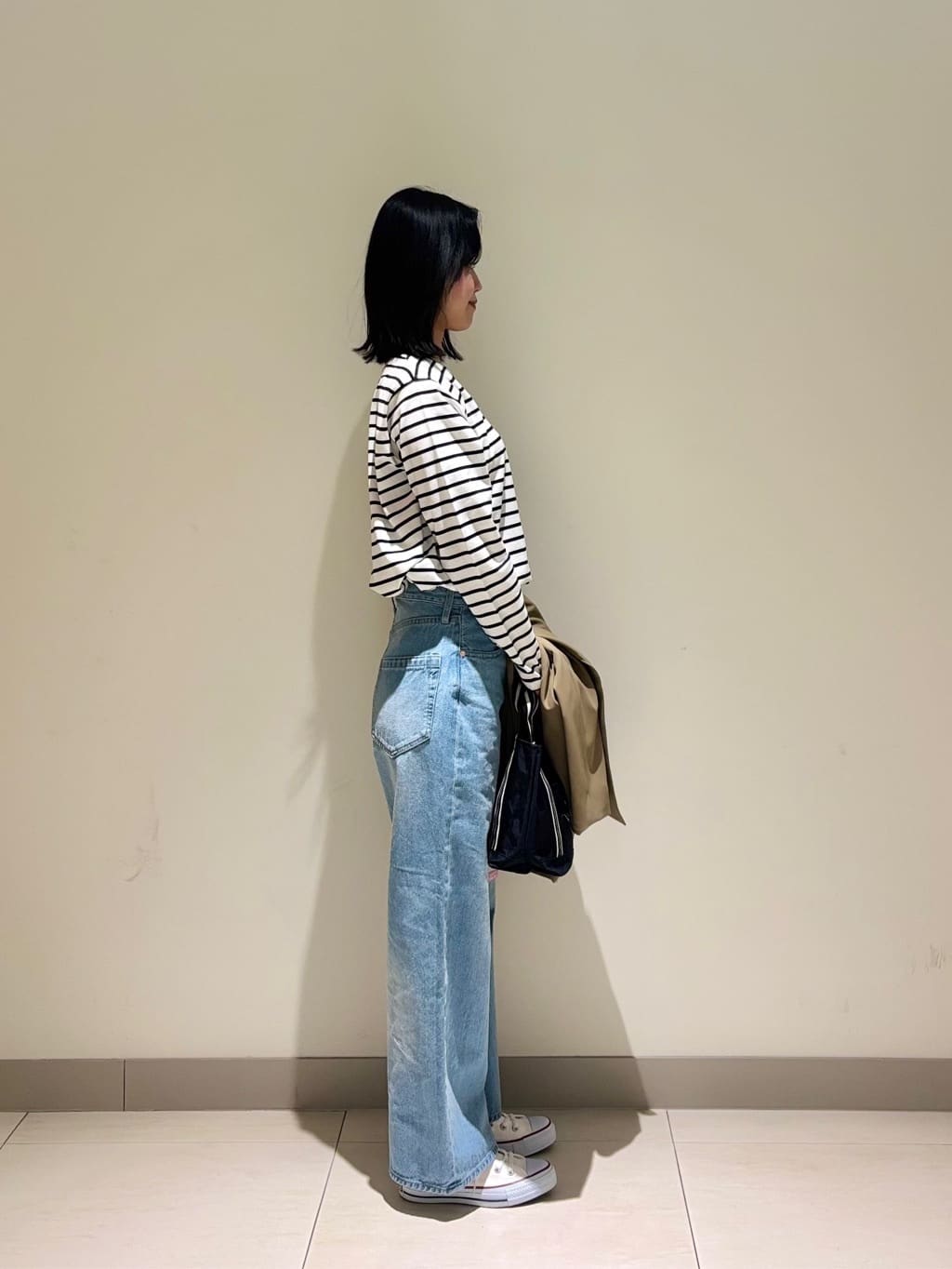 mayuさんの「Dessin｜【ユニセックス/洗える】ワイドシルエット12OZデニム」を使ったコーディネート