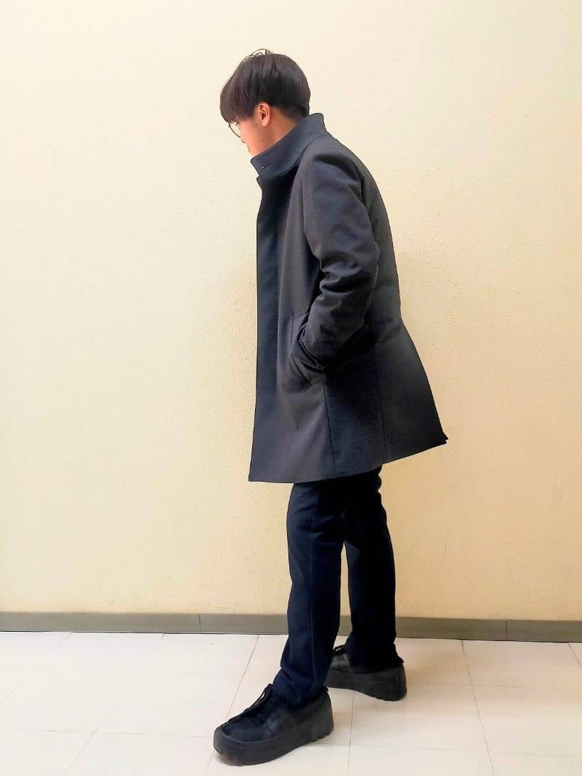 nerさんの「TAKEO KIKUCHI｜裏起毛ハイパワーストレッチ ストレート パンツ」を使ったコーディネート