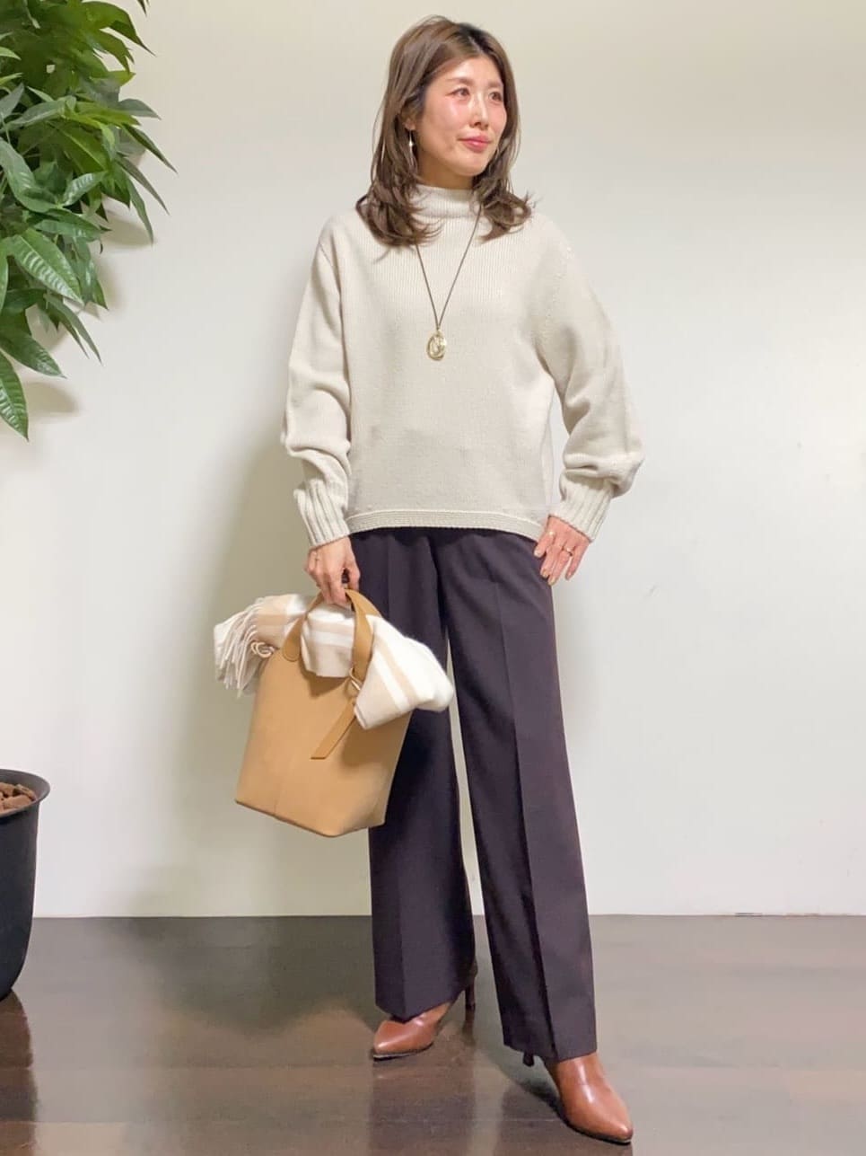 tomoさんの「UNTITLED｜コットンキャミソール」を使ったコーディネート