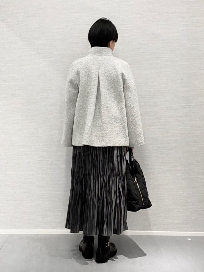 Yukoさんの「UNTITLED｜【大人な品格/ふわふわニット】フォックスカシミヤ コクーンニット」を使ったコーディネート