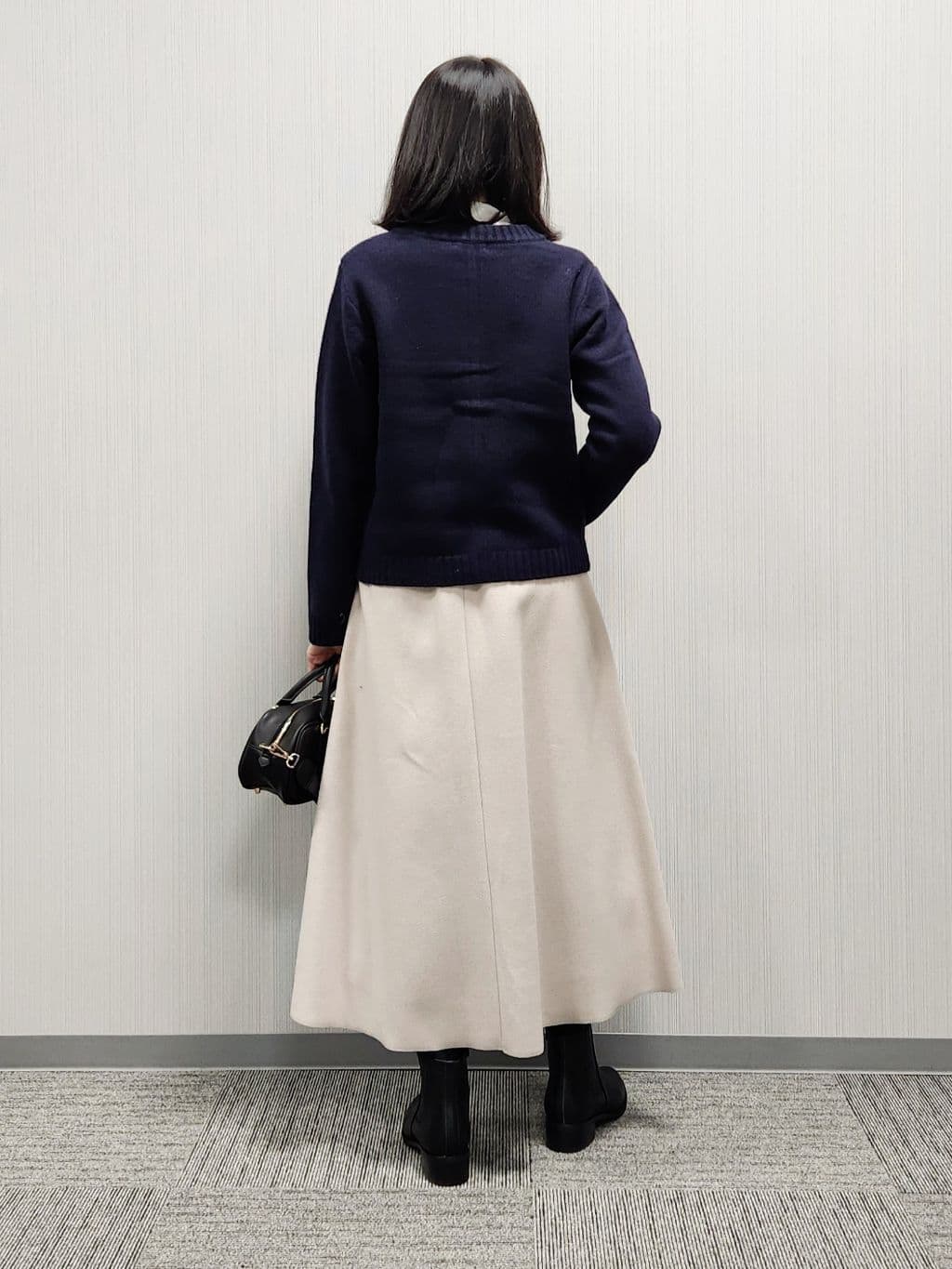 naraさんの「Dessin｜ウールカシミヤカーディガン」を使ったコーディネート