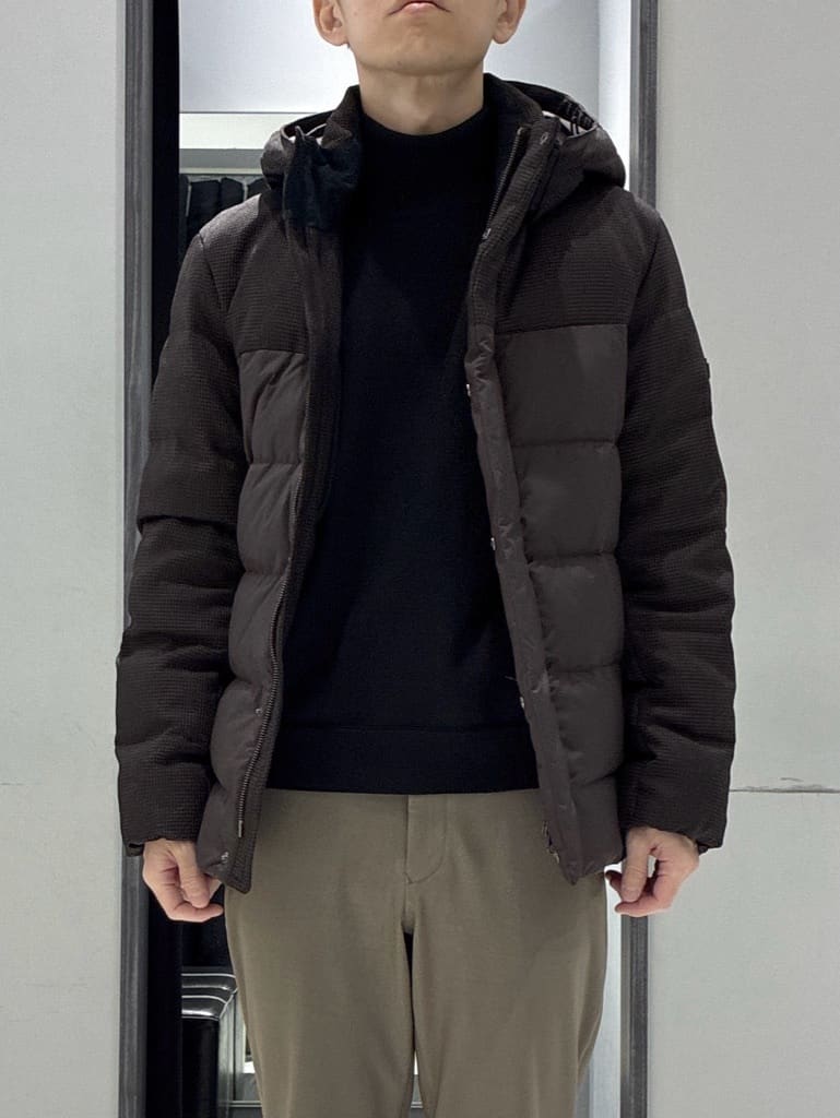 わいずみさんの「TAKEO KIKUCHI｜カラーコンビ ダウンブルゾン」を使ったコーディネート